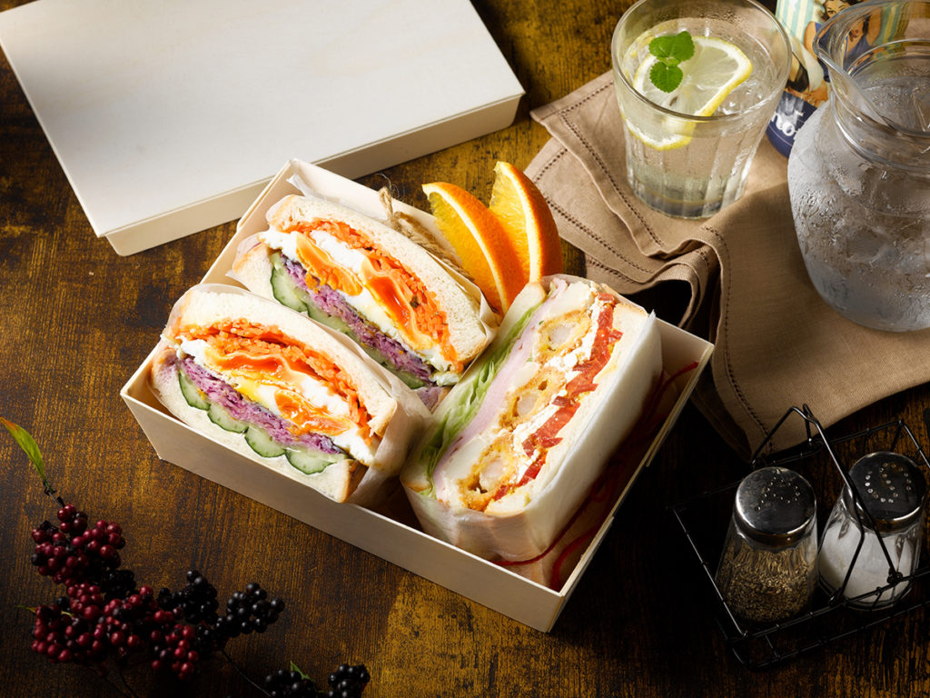 ポプラの箱＿折箱1.5合サイズ　サンドイッチ